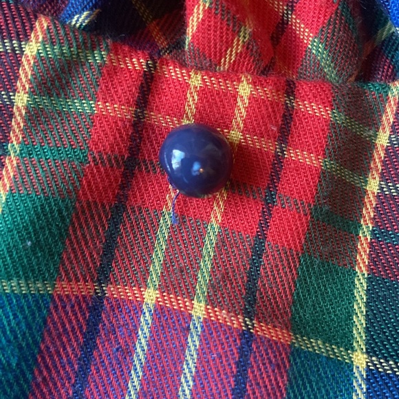 Vintage Plaid Neiman Marcus Christmas Prairie Dress - Picture 4 of 10